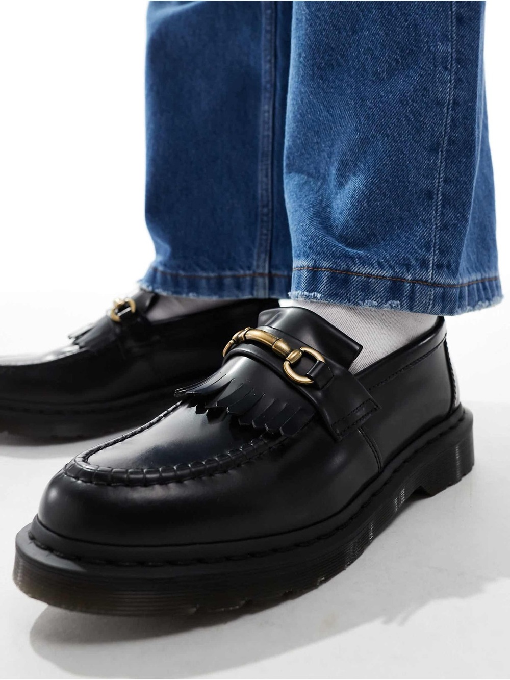 Dr Martens Adrian Snaffle Loafers in Black